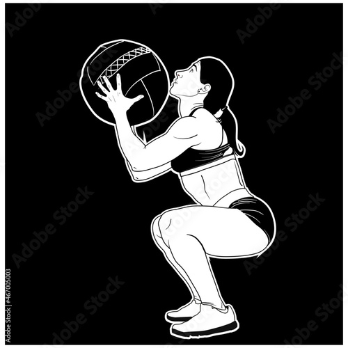 mujer entrenando crossfit