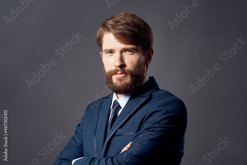 bearded man executive office isolated background © SHOTPRIME STUDIO