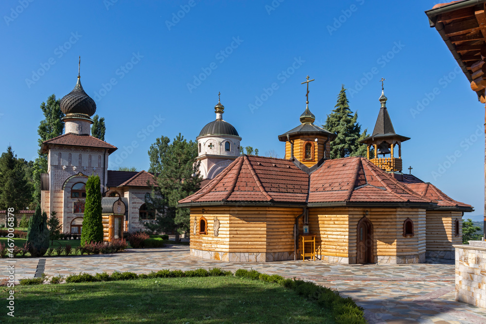 Medieval Orthodox Lesje monastery, Serbia