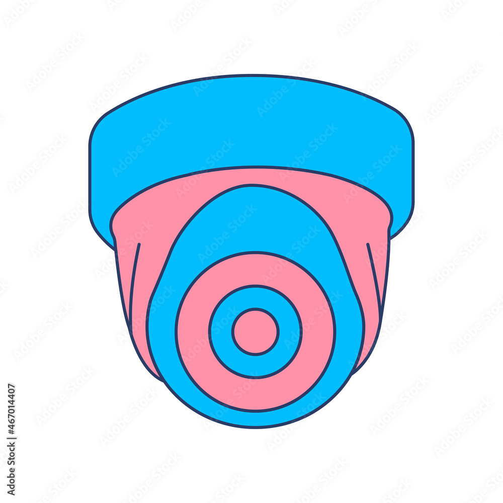 closed circuit camera or cctv camera icon