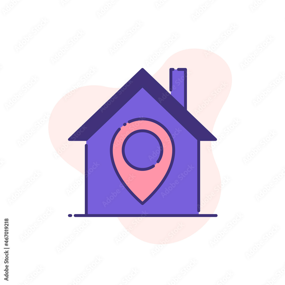 lockdown home quarantine locality 14 days single flat line icon isolated on white. Perfect outline symbol Coronavirus Covid19 pandemic banner. Quality flat design element stay home location lockdown home quarantine locality 14 days single flat line icon isolated on white. Perfect outline symbol Coronavirus Covid19 pandemic banner. Quality flat design element stay home location