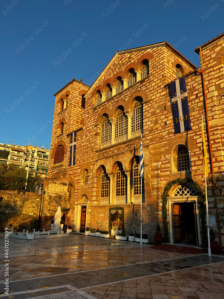 Hagios Dimitrios Church in Thessaloniki city, Greece.