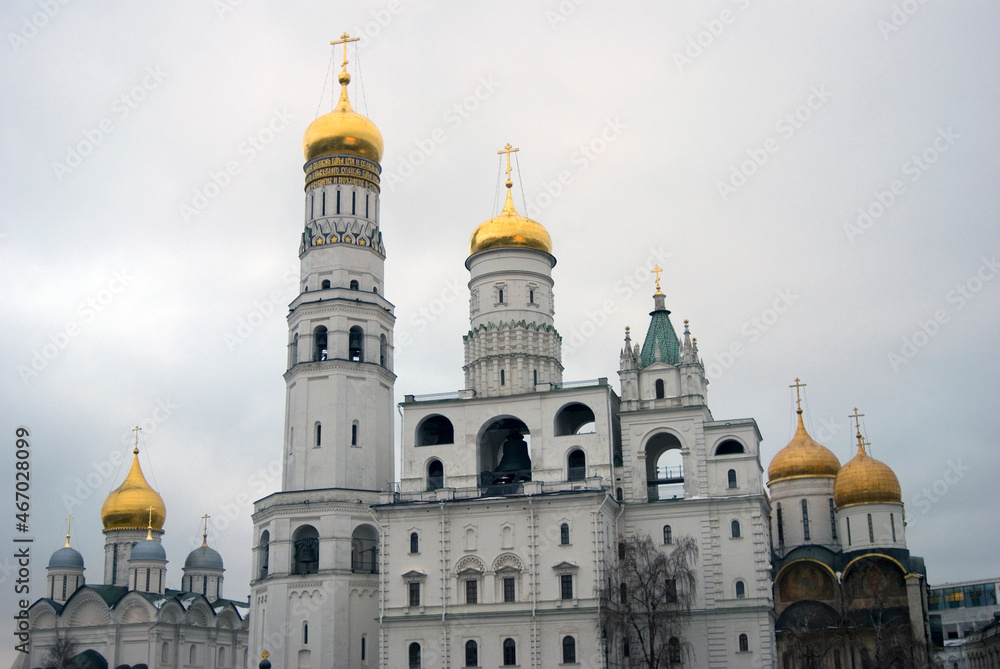 Architecture of Moscow Kremlin.