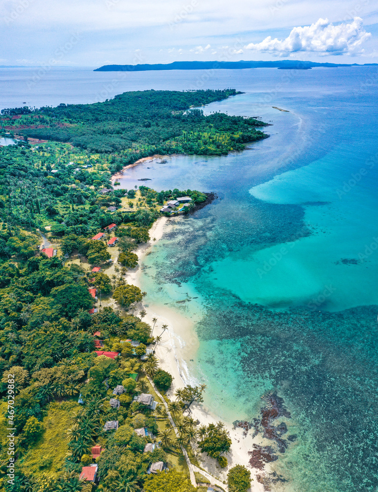 Koh Mak tropical island and its paradise beach near koh Chang, Trat, Thailand