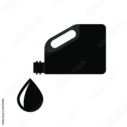 Illustration Vector Graphic of machine oil lubrication icon design