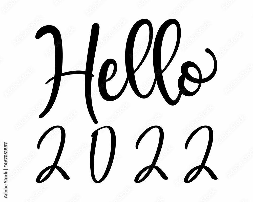 Hello 2022 SVG Design | Happy New Year SVG Cut File for Cutting | New year concept, lettering vector illustration isolated on white background. Hello 2022 SVG Design | Happy New Year SVG Cut File for Cutting | New year concept, lettering vector illustration isolated on white background.