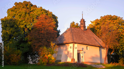 Kościół św. Benedykta z XI wieku w Krakowie na Wzgórzu Lasoty w Podgórzu