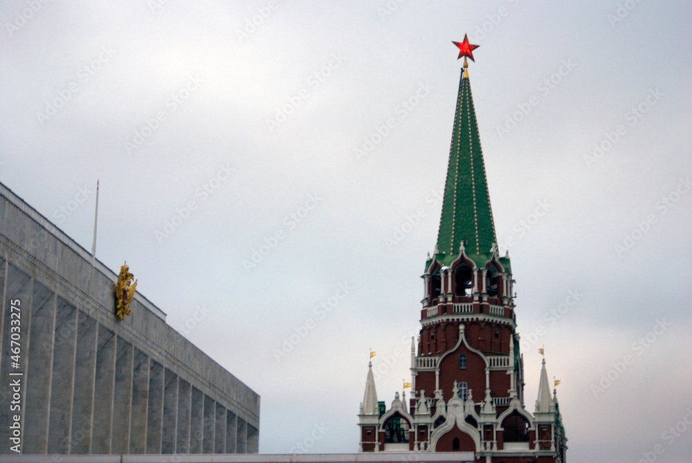 Trinity tower of Moscow Kremlin