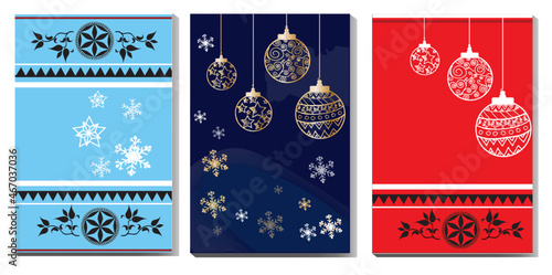 Obraz na płótnie Mery Christmas 2021card with creative background and snowflakes and christmas tree vector illustration.
Background with elements of highlander folklore characteristic of Podhale. w salonie