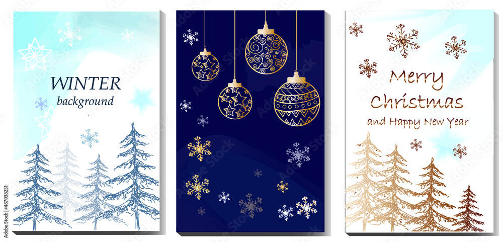 Mery Christmas 2021card with creative background and snowflakes and christmas tree vector illustration.
Background with elements of highlander folklore characteristic of Podhale.