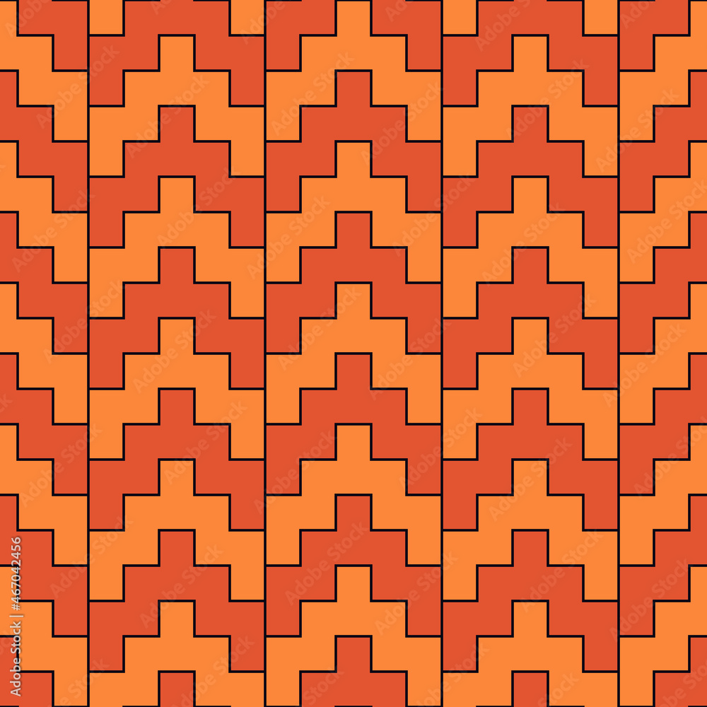 Seamless pattern. Chevrons background. Traditional architecture wallpaper. Ancient motif. Manji mosaic. Oriental ornament. Geometric digital paper. Ethnic print. Vector art. Seamless pattern. Chevrons background. Traditional architecture wallpaper. Ancient motif. Manji mosaic. Oriental ornament. Geometric digital paper. Ethnic print. Vector art.