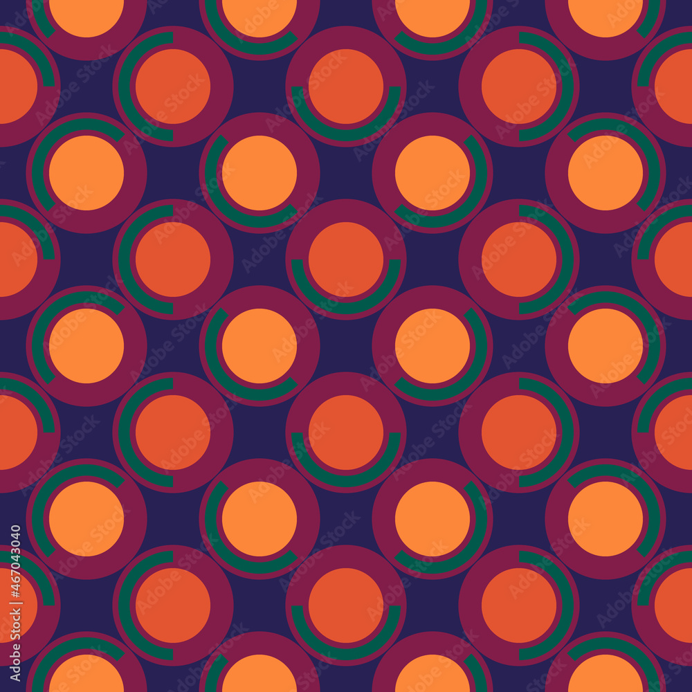 Seamless pattern. Circles ornament. Geometric background. Polka dots motif. Ethnic wallpaper. Geometrical backdrop. Contemporary digital paper. Folk web designing. Tribal textile print. Vector image. Seamless pattern. Circles ornament. Geometric background. Polka dots motif. Ethnic wallpaper. Geometrical backdrop. Contemporary digital paper. Folk web designing. Tribal textile print. Vector image.