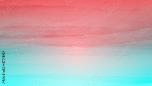 Modern Abstract Colorful Shiny Red Blue Watercolor Paint Textures Background