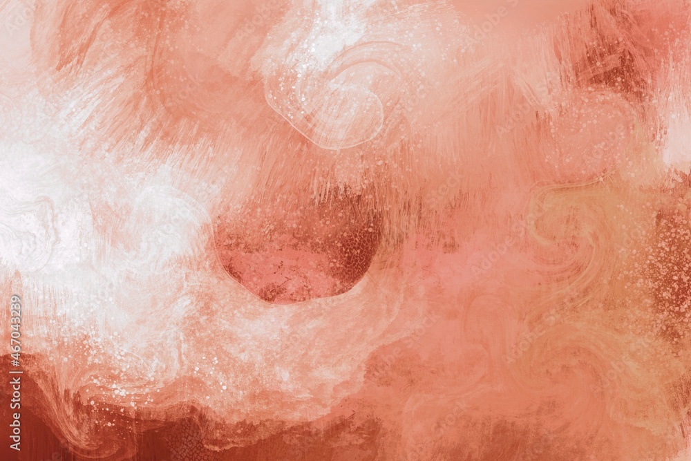 Fototapeta premium abstract background with texture, rose gold, pink beige fluid art, interior decoration, minimalistic wallpaper with swirls and paint layers