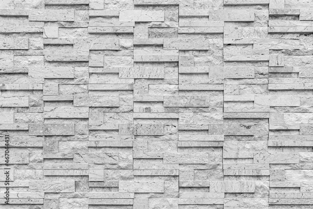 Obraz premium Modern white brick wall texture for background