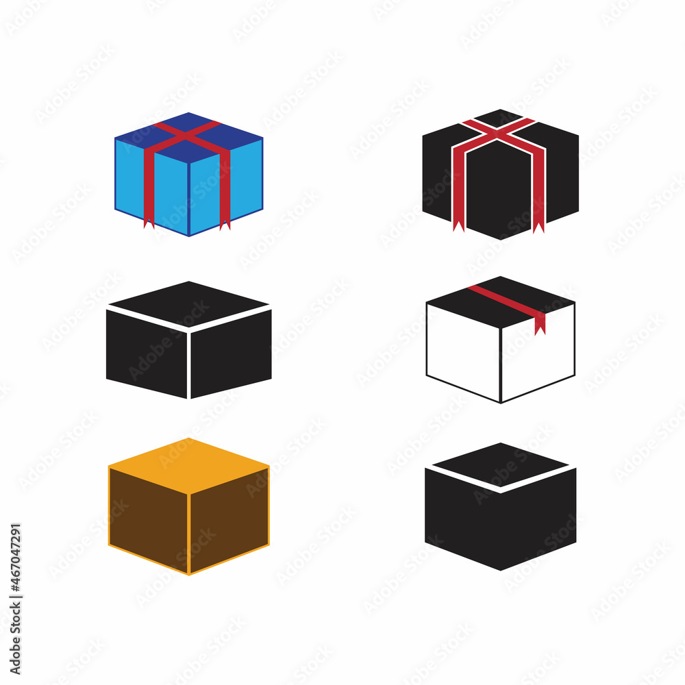 Box cardboard, box package, box packaging, box icon, box isolated illustration Box cardboard, box package, box packaging, box icon, box isolated illustration