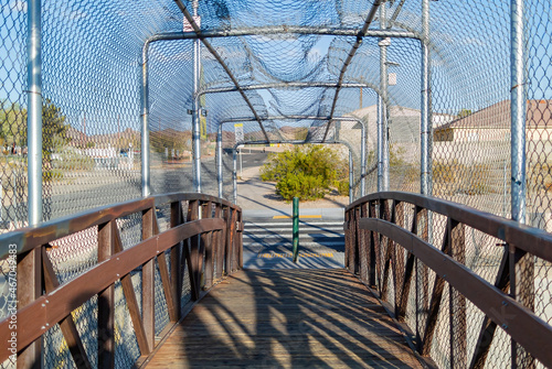 Photography Fence, bridge on the road