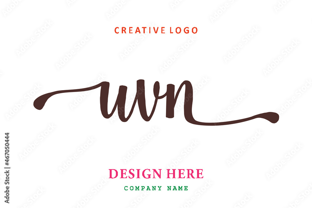 UVN lettering logo is simple, easy to understand and authoritative UVN lettering logo is simple, easy to understand and authoritative