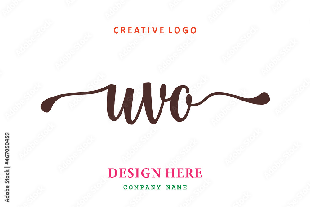 UVO lettering logo is simple, easy to understand and authoritative UVO lettering logo is simple, easy to understand and authoritative