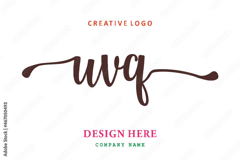 UVQ lettering logo is simple, easy to understand and authoritative UVQ lettering logo is simple, easy to understand and authoritative