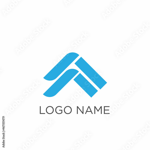 modern and minimalist design real estate logo vector