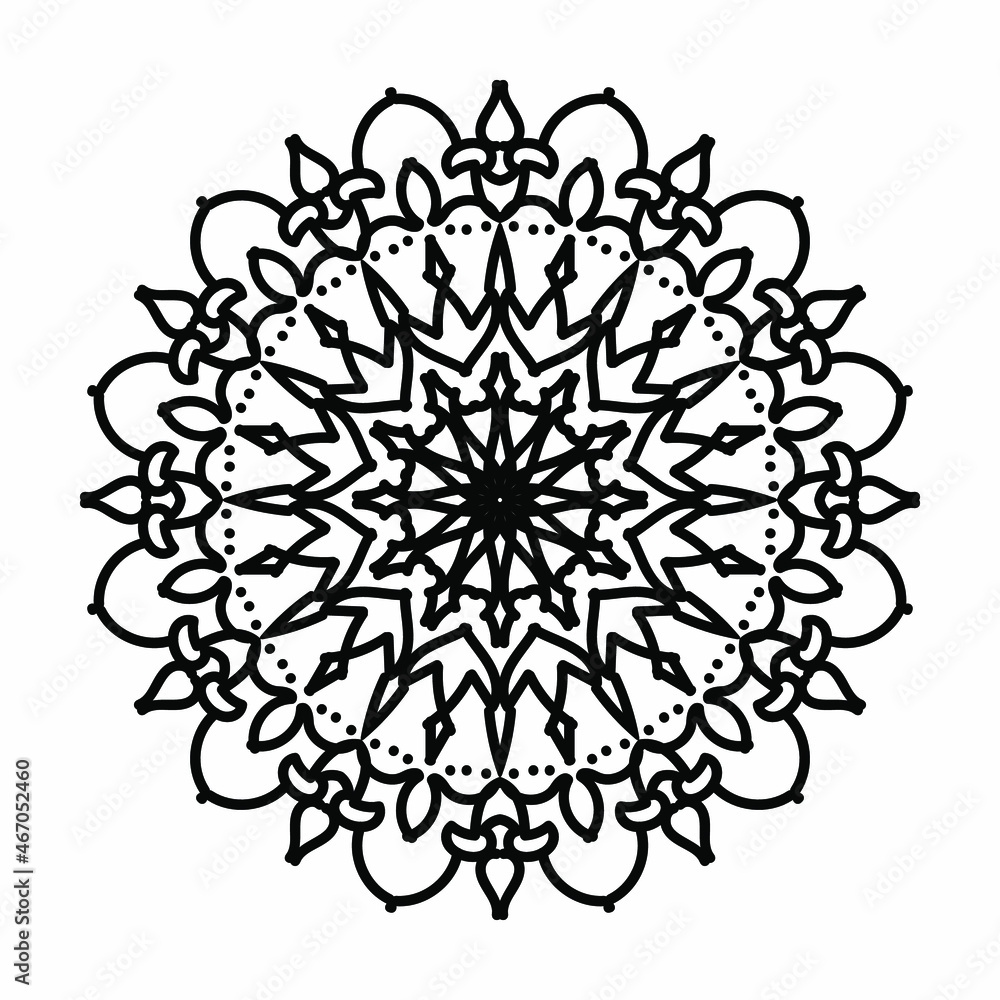 decorative concept abstract mandala illustration decorative concept abstract mandala illustration