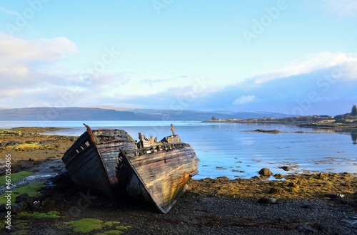 Shipwreck on Salen Beach, Isle of Mull, Scotland