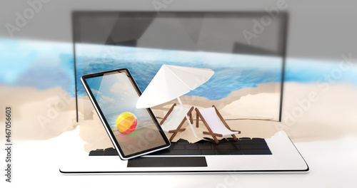 computer and Smart phone sc...