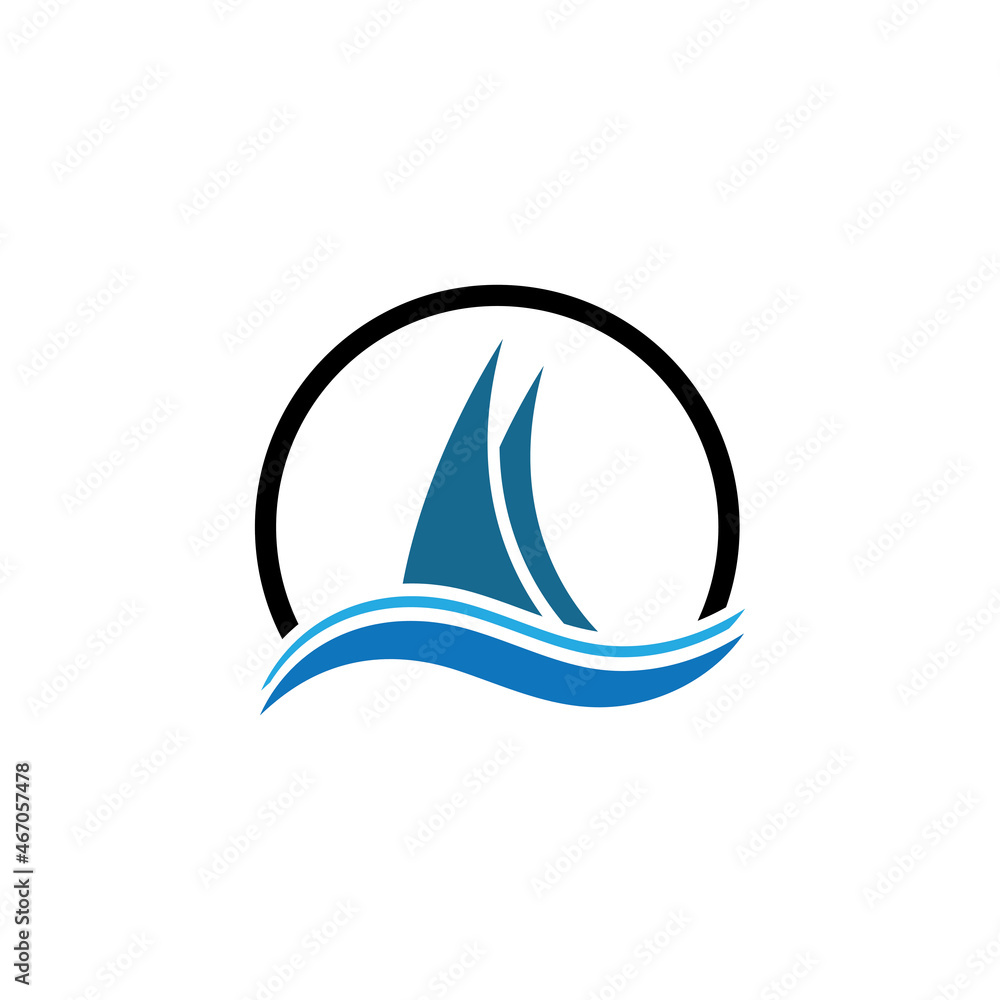 Water wave icon vector Water wave icon vector