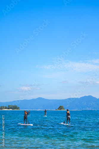 SUP 福井県水島 海山空 絶景