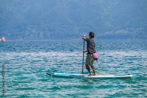 SUP 福井県水島 海山空 絶景