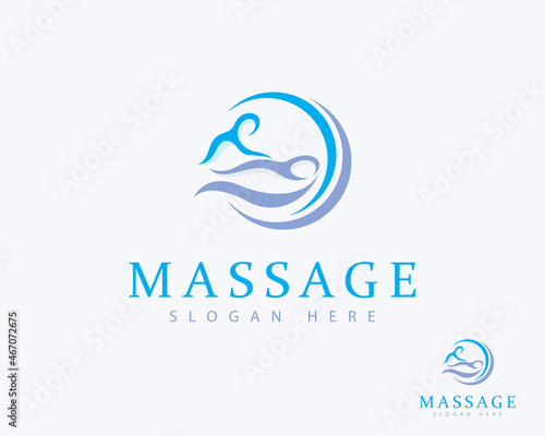 Body Spa Center icon, massage parlor, spa, relax, essential oil, white background, vector illustration