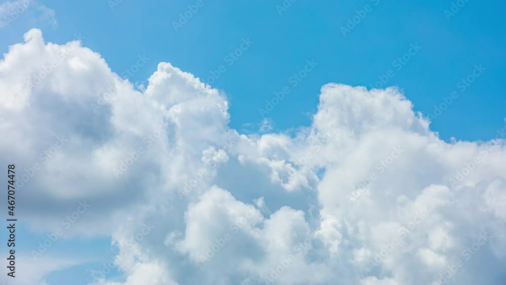 White clouds change shapes on the blue sky.Sky clouds time lapse. White clouds change shapes on the blue sky.Sky clouds time lapse.