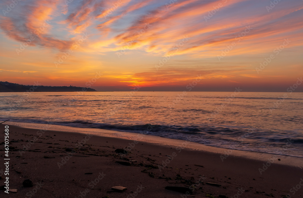 Obraz premium sunset at the beach