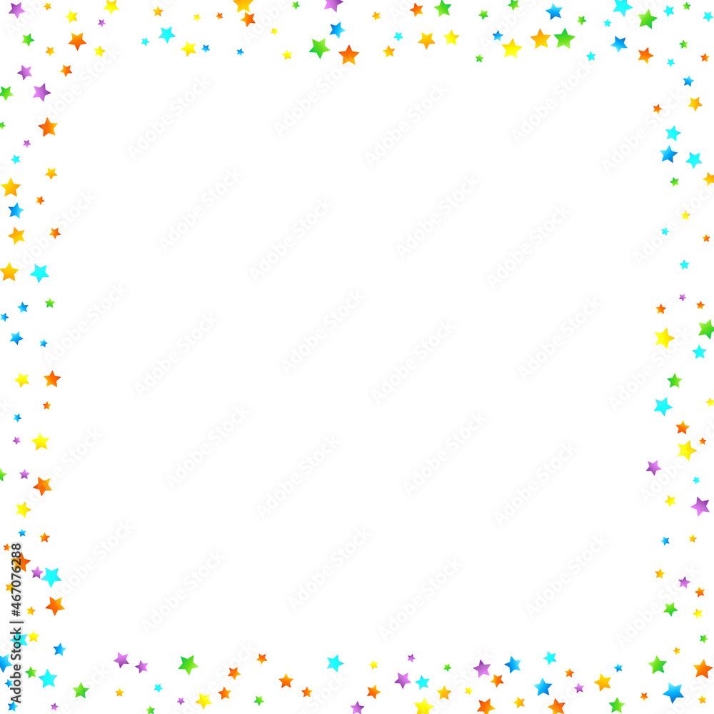 Rainbow Festive Confetti. Carnival Star Falling. Rainbow Festive Confetti. Carnival Star Falling.