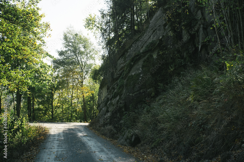 Obraz premium Exploring roads less ridden, little adventures around hometown