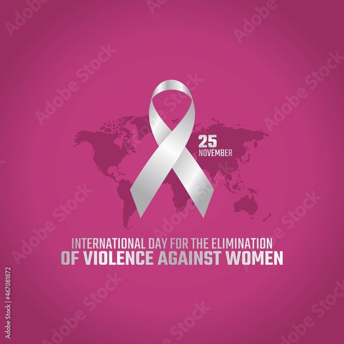 vector graphic of international day for the elimination of violence against women good for international day for the elimination of violence against women celebration. flat design. flyer design.