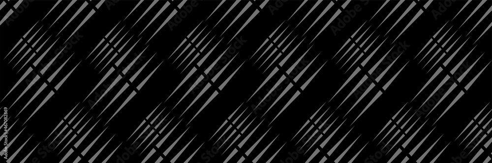 Dark abstract background and pattern with geometric elements on a black background. Seamless pattern, texture Dark abstract background and pattern with geometric elements on a black background. Seamless pattern, texture