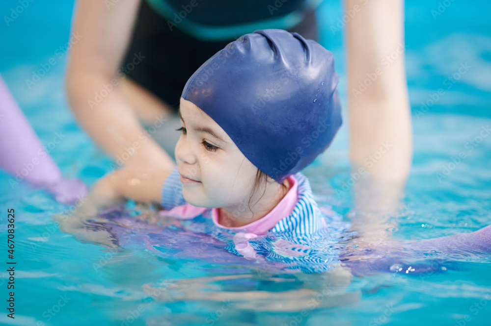 Teaching kids to swim