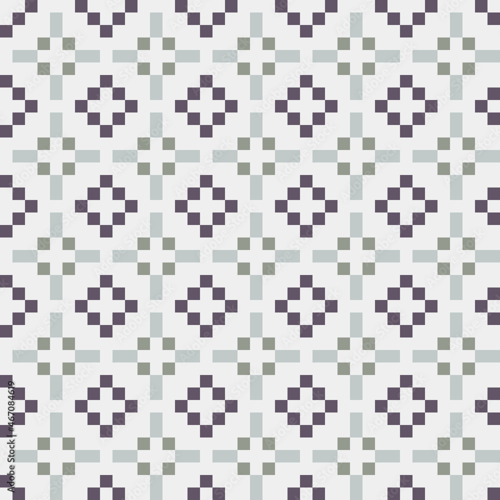 Fototapeta premium Abstract Cross Pattern generative computational art illustration