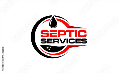 Illustration graphic vector of septic tank clean service logo design template-05