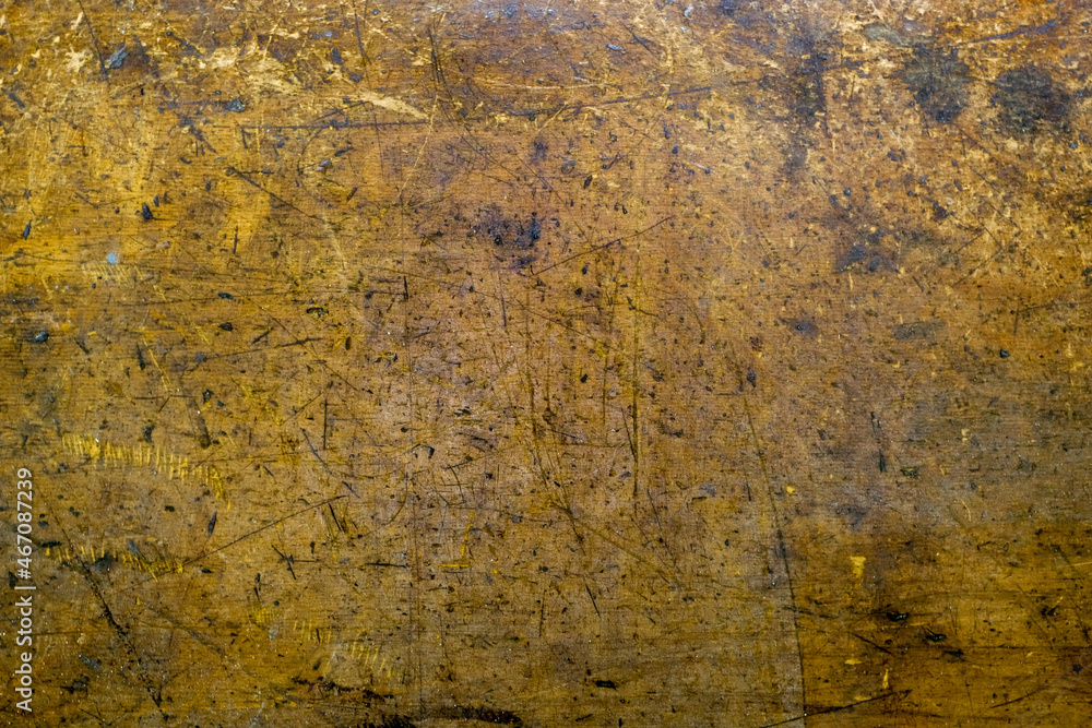 Close-up surface of old work bench can be used as background or texture Close-up surface of old work bench can be used as background or texture
