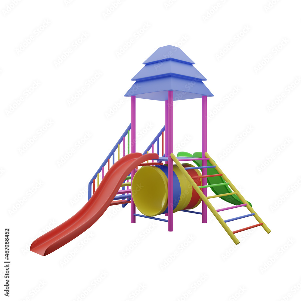 3d rendering playground icon 3d rendering playground icon