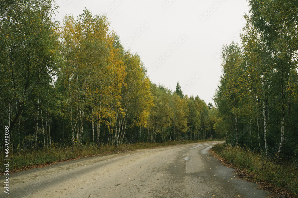 Fototapeta premium Exploring roads less ridden, little adventures around hometown