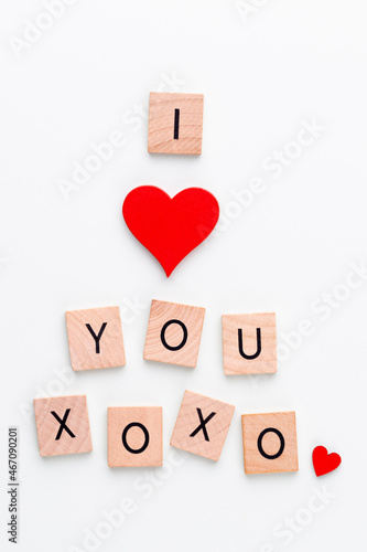 Wooden blocks in a pastel board with the text end heart.