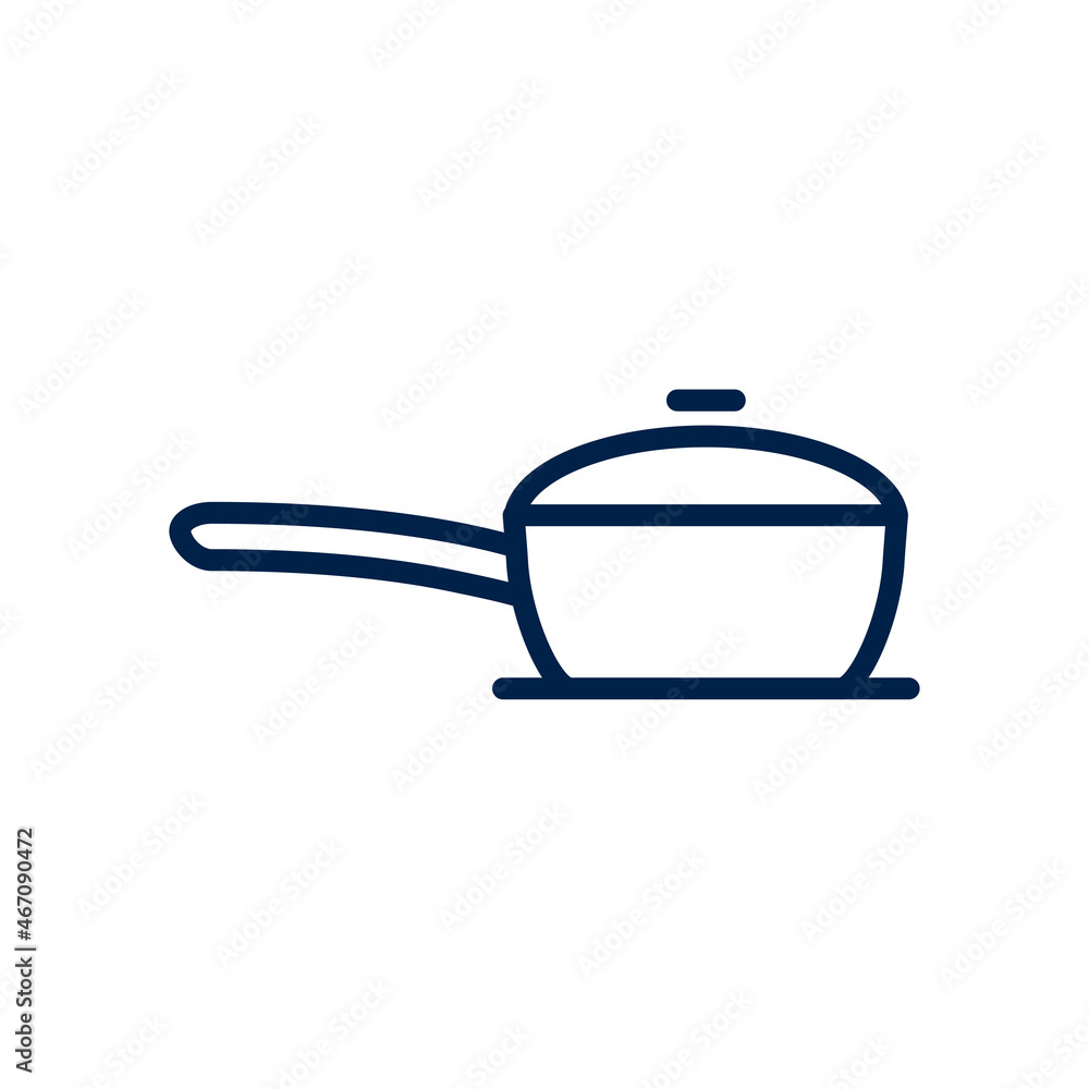 Sauce pan icon symbol. Premium quality isolated pot element in trendy style. Sauce pan icon symbol. Premium quality isolated pot element in trendy style.