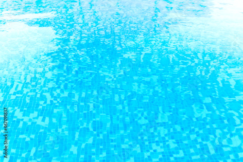 Photography of a swimming pool water surface.