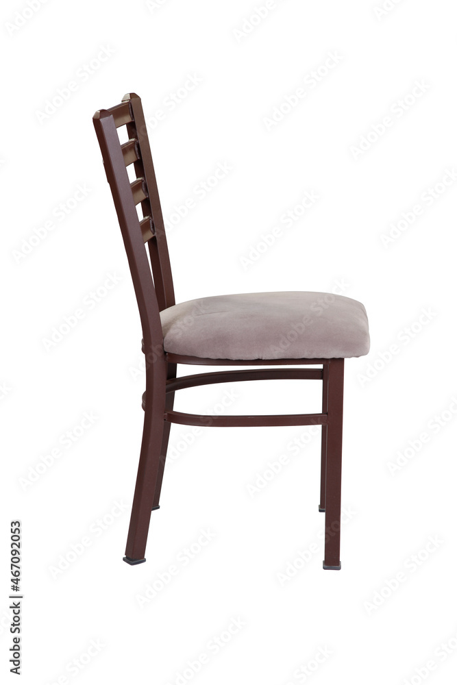 Dining chair isolated on white background