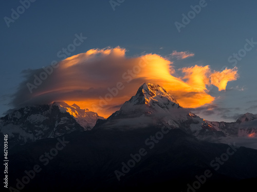 Nepal - Annapurna Track Himalayas - A cloud blanket