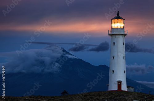 Konstfotografi Cape Egmont Lighthouse, New Zealand